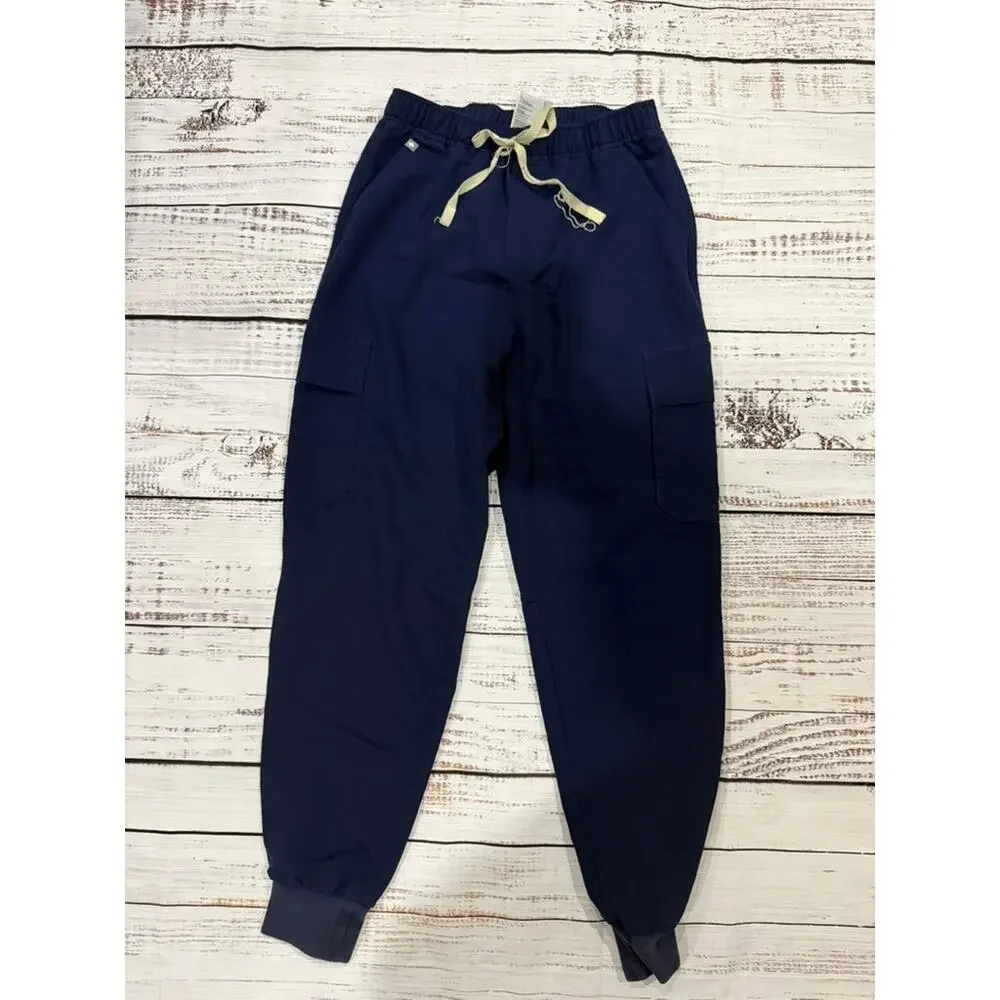 FIGS Men's Tansen Scrub‎ Jogger Pants Size Small Navy Blue Technical Collection